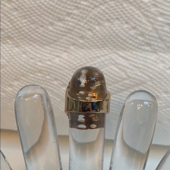 ⭐️NWOT⭐️✨Gold and Blue Ring with Small Silver Gem✨ - Picture 4 of 5